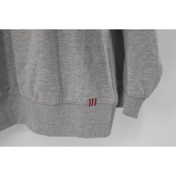 NWT Urban Outfitters sweatshirt Womens Medium Mock Neck Pullover Gray oversized - Picture 3 of 13